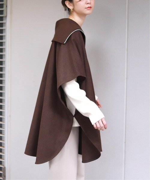 SLOBE IENA（スローブイエナ） ポンチョ FREE グレー レディース