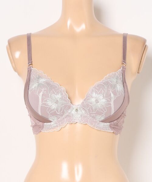 PEACH JOHN（ピーチジョン） ブラジャー サテンエンブロイダリーブラ