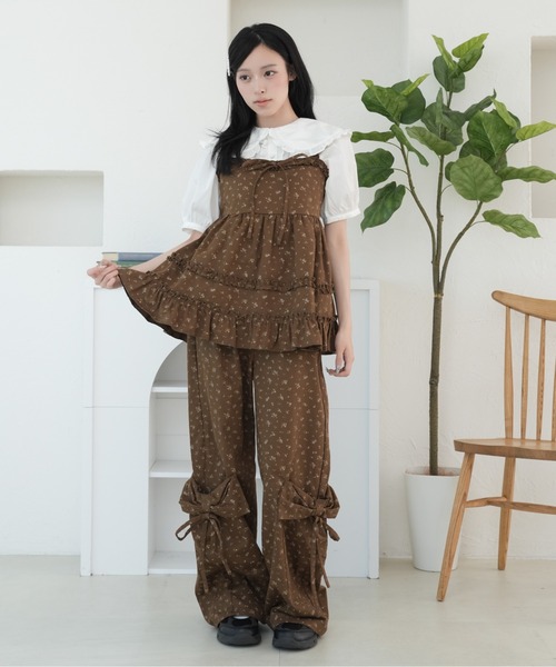 kutir セットアップ　パンツ kutir（クティール） ワイドパンツ カーゴパンツ 「セットアップ着用