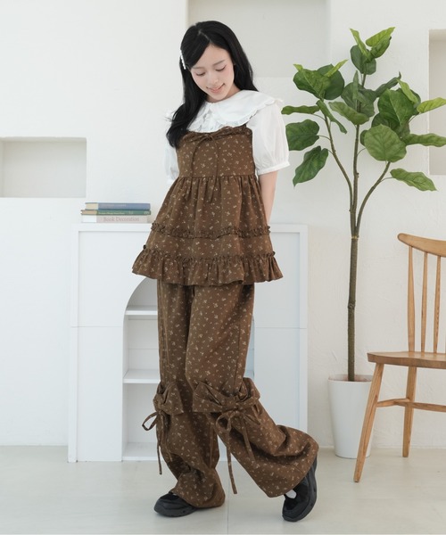 kutir（クティール） ワイドパンツ カーゴパンツ 「セットアップ着用