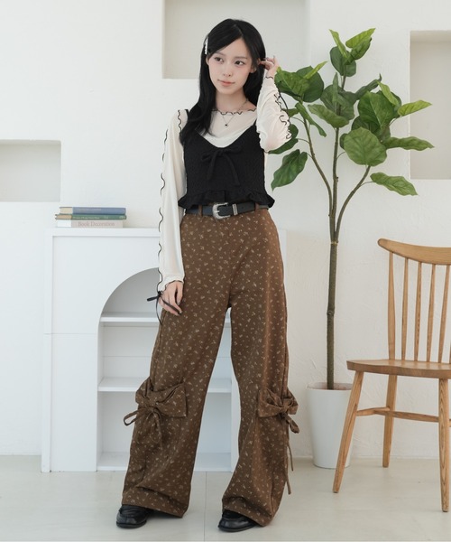 kutir（クティール） ワイドパンツ カーゴパンツ 「セットアップ着用