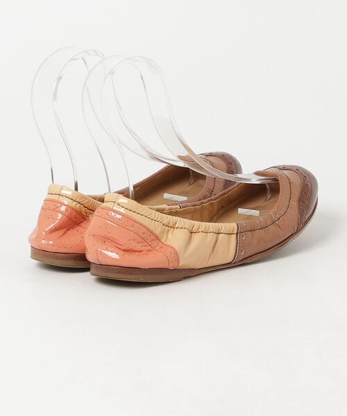 「miu miu」 バレエシューズ 36 ブラウン レディース_画像2