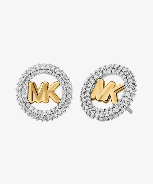 ピアス M.K MICHAEL KORS（マイケルコース） ピアス スモール パヴェ ロゴチャーム
