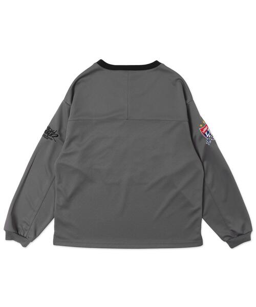 「LTR DEPTH」 長袖Tシャツ MEDIUM ブラック メンズ