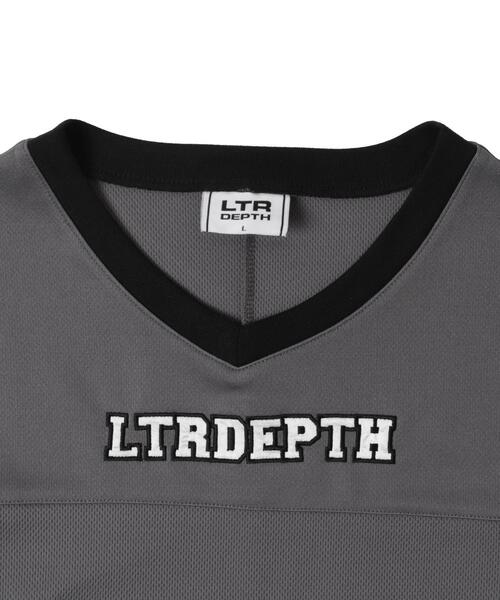 「LTR DEPTH」 長袖Tシャツ MEDIUM ブラック メンズ