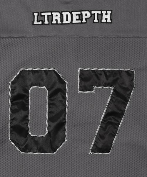 「LTR DEPTH」 長袖Tシャツ MEDIUM ブラック メンズ