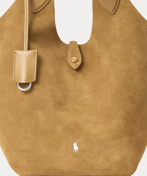 【Polo Ralph Lauren】スエード Play ミディアムトート Polo Play スエード ミディアム トート | ラルフ ローレン公式