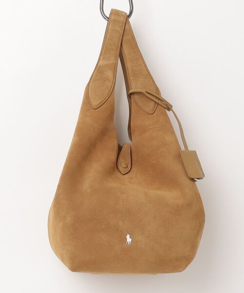 Ralph Lauren＊イタリア製スエード Polo Play ミディアムトート POLO RALPH LAUREN トートバッグ Polo Play スエード ミディアム