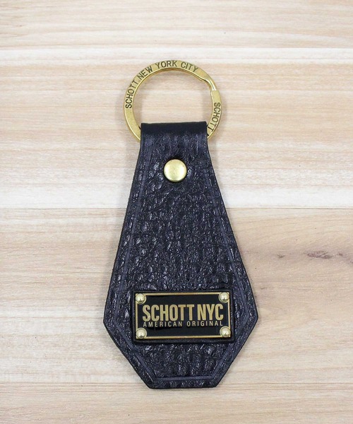 Schott N.Y.C（ショット） キーケース LEATHER KEY RING : ZOZOTOWN