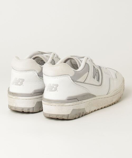 「New Balance」 ローカットスニーカー 24.5cm ホワイト レディース