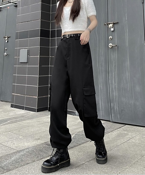 「BASQUE magenta」 カーゴパンツ M ブラック レディース