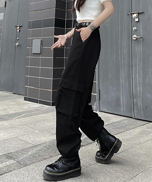 「BASQUE magenta」 カーゴパンツ M ブラック レディース