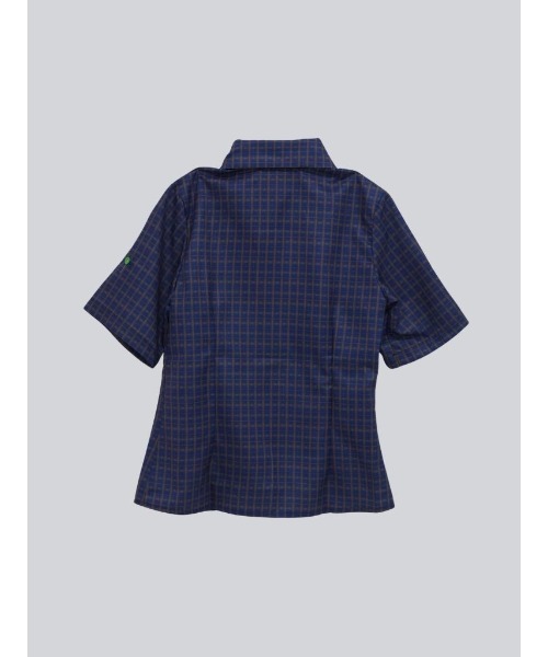 「Uenui」 「diandianjia」半袖シャツ FREE ブルー レディース_画像3