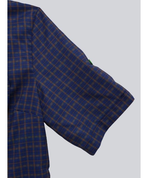 「Uenui」 「diandianjia」半袖シャツ FREE ブルー レディース_画像7