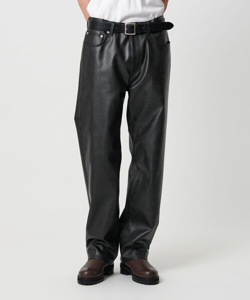 モンキータイム（monkey time）/レザーライク 5P パンツ monkey time BEAUTY＆YOUTH UNITED ARROWS パンツ レザーライク 5P