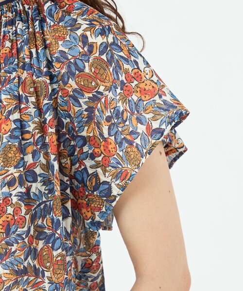 「SOULEIADO」 半袖ブラウス 36 イエロー系その他2 レディース_画像7