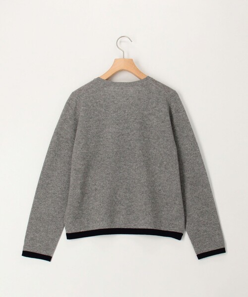 MICO COULIER（ミコクリエ） ニット セーター カシミヤ100 配色クルー