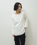 tシャツ 「WEB限定」裾ラウンドホワイトイン...の詳細画像1