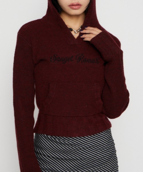 LAGUAGEM ラグアジェム NECK LOOSEY PRINT ニット LAGUA GEM | NECK LOOSEY PRINT ニット (ニット ) |SHEL'TTER WEBSTORE