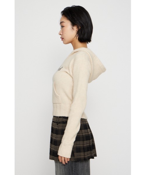 LAGUA GEM（ラグアジェム） ニット セーター JACQUARD HOODIE KNIT