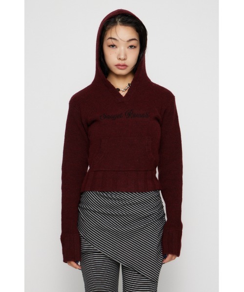 ラグアジェム　laguagem ニット LAGUA GEM（ラグアジェム） ニット セーター CROSS RIB KNIT トップス