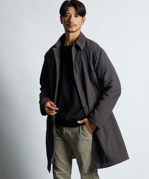 LANVIN en Bleu コート ジャケット 撥水”中綿 バルマカーンコート