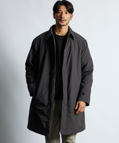 LANVIN en Bleu コート ジャケット 撥水”中綿 バルマカーンコート