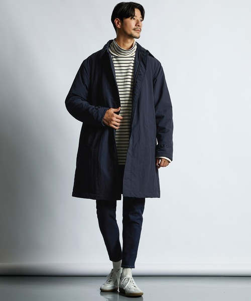 LANVIN en Bleu コート ジャケット 撥水”中綿 バルマカーンコート