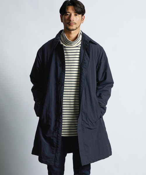 LANVIN en Bleu コート ジャケット 撥水”中綿 バルマカーンコート