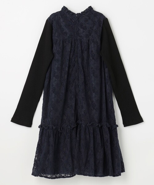 ワンピース 「150-160cm」スノウレースワンピース キッズ 子供服