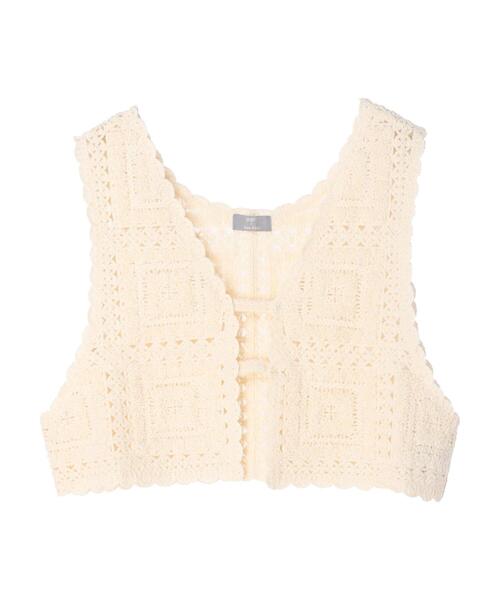 KBF（ケービーエフ） ニットベスト「Green Parksコラボ」 FREE