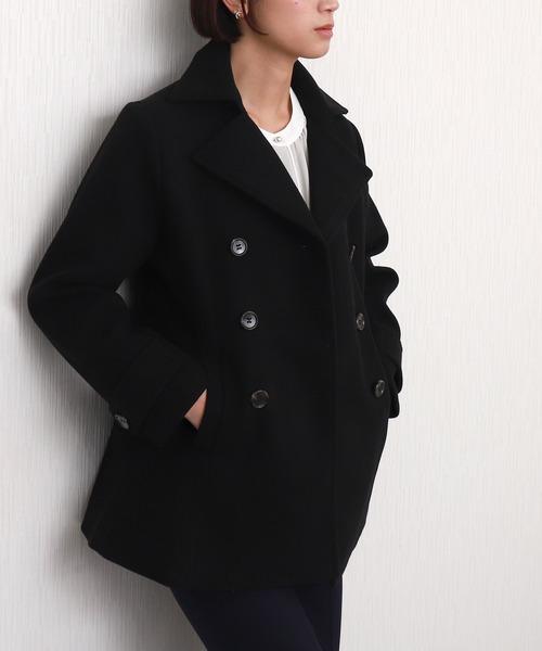 libelle more（リベル モア） ピーコート pコート フェイクウール