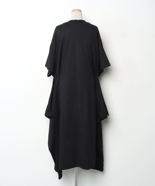 【新品】HYKE コットンワンピース 1 HYKE（ハイク） 半袖ワンピース 1 ブラック レディース : ZOZOTOWN