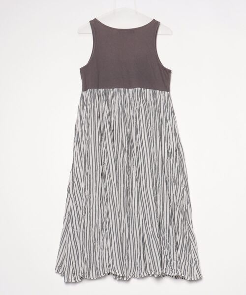 「conges payes ADIEU TRISTESSE」 ノースリーブワンピース - グレー レディース_画像2