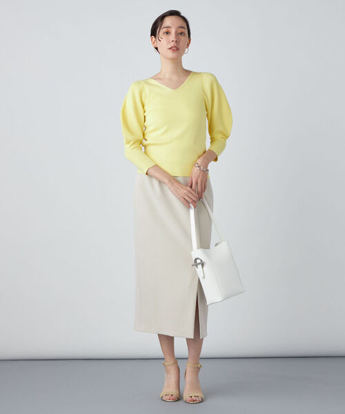 「NOLLEY'S Sophi」 タイトスカート 38 ベビーピンク レディース_画像2