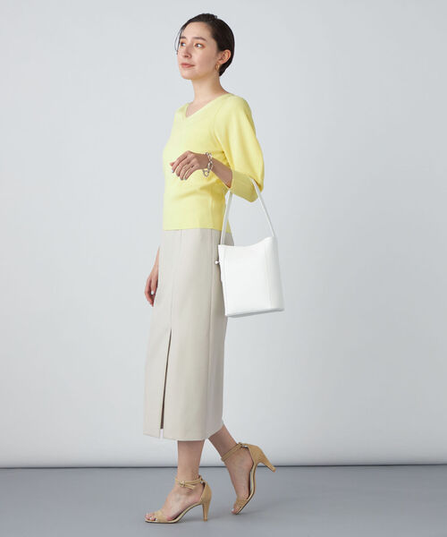 「NOLLEY'S Sophi」 タイトスカート 38 ベビーピンク レディース_画像3