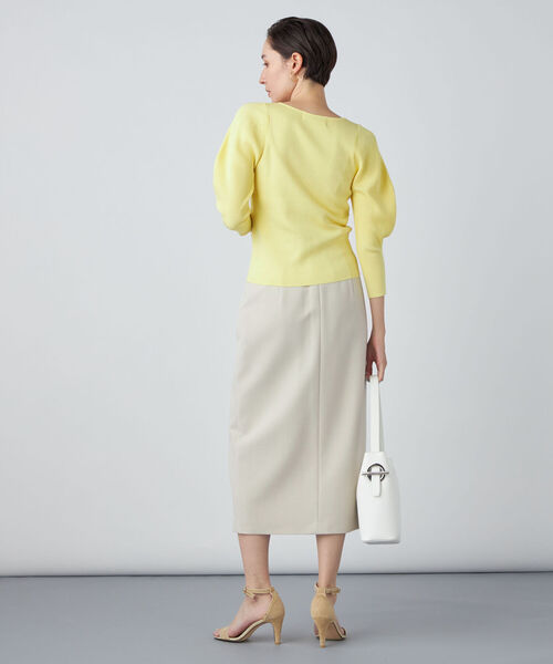 「NOLLEY'S Sophi」 タイトスカート 38 ベビーピンク レディース_画像4