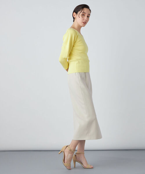 「NOLLEY'S Sophi」 タイトスカート 38 ベビーピンク レディース_画像6