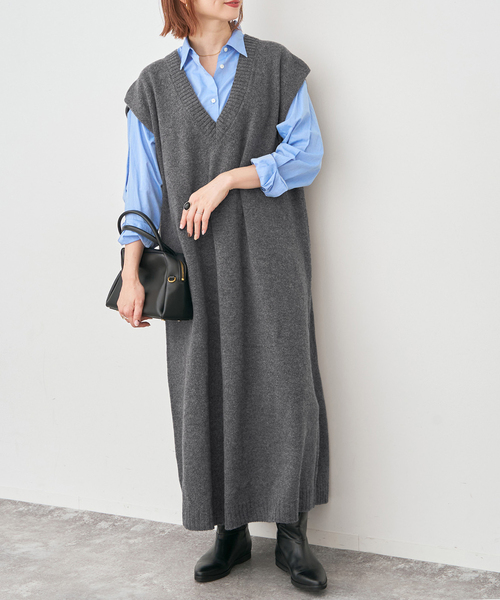 Spick＆Span（スピック アンド スパン） ワンピース ニットベスト