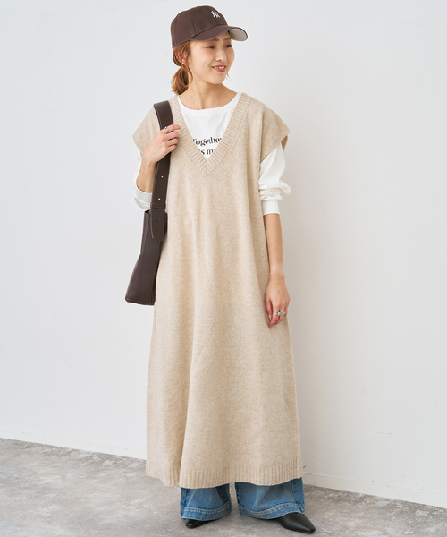 Spick＆Span（スピック アンド スパン） ワンピース ニットベスト