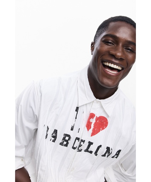 Desigual（デシグアル） シャツ 「Desigual×BOTTER」プリントパネル