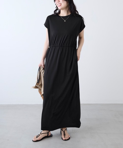 「MICA&DEAL」 半袖ワンピース FREE ブラウン レディース_画像5