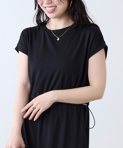 「MICA&DEAL」 半袖ワンピース FREE ブラウン レディース_画像6