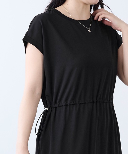 「MICA&DEAL」 半袖ワンピース FREE ブラウン レディース_画像7