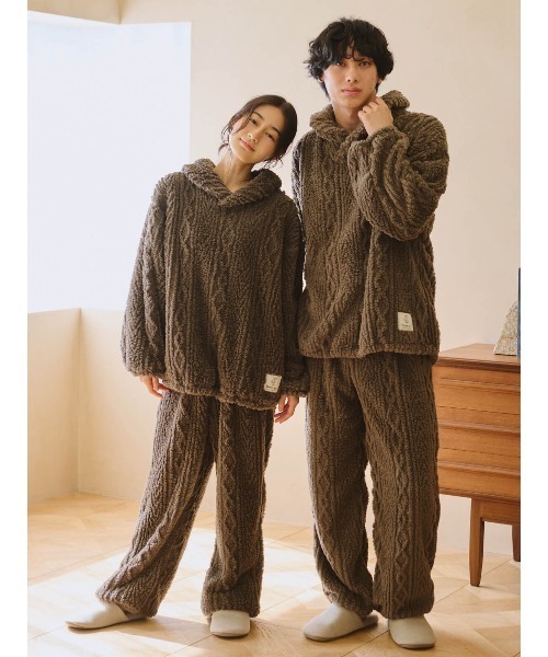 チュチュアンナ（tutuanna） パジャマ ルームウェア 腹巻き付きボア