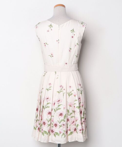 「Debut de Fiore」 ノースリーブワンピース 35 ベージュ レディース_画像2