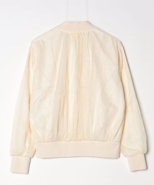 「r.」 ブルゾン FREE アイボリー レディース_画像2
