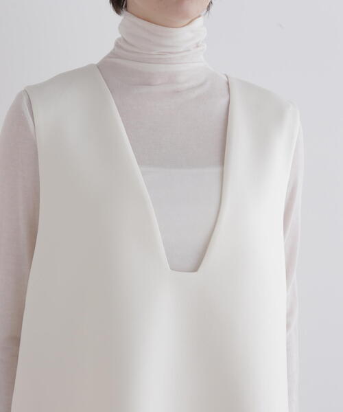 le phil パッフィー ダウン ベスト ジレ アイボリー LE PHIL（ル