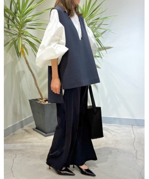 le phil パッフィー ダウン ベスト ジレ アイボリー LE PHIL（ル