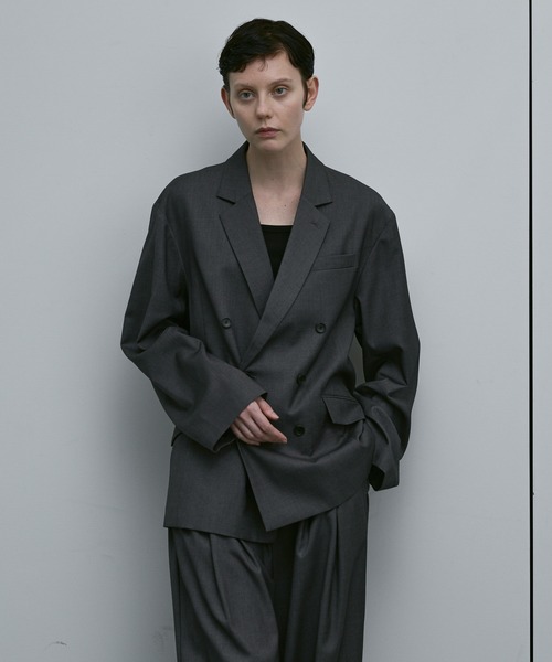 26新作セットアップremer CLASSIC TR WOOL TAILORED remer ジャケット テーラードジャケット CLASSIC TR WOOL TAILORED